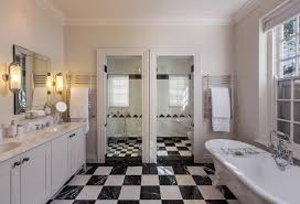 Black and white, minimalist, but at the same time unique: Black And White Bathroom Design Ideas Beautiful Homes