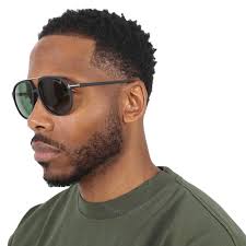 Tom Ford Archie Green Pilot Unisex Sunglasses FT1079 02N 58 889214469113