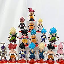 First of all, there's one of the biggest superheroes ever: Amazon Com 16 Piece Dragon Ball Z Action Figure Set Cake Topper Party Favor Supplies 3 Inch Dragon Ball Z Collectible Model Toys Games
