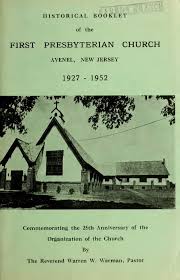 Historical Booklet of the First Presbyerian Church ... - datagen.us