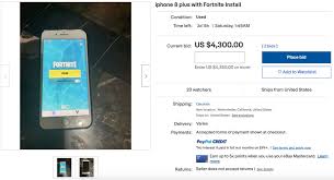 Sellers use the online marketplace to auction accounts fully loaded with skins once a deal is reached, sellers complete the sale by giving the buyer the email and password attached to an advertised account. Iphones With Fortnite Are Being Resold For Thousands Business Insider
