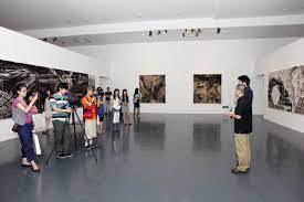 2010年20年回顾展 在幻想锁链的彼岸 胡志颖绘画作品1989 2009 媒体采访mediae at the beyond the chains of illusion hu zhiying s painting 1989 2009 in beijin illusions photo wall photo