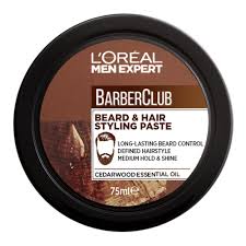 This season men are looking to the 1950s and 60s for inspiration with hybrid looks making waves as styles embracing natural texture. Buy Men Expert Barber Club Beard Hair Styling Paste 75 Ml By L Oreal Paris Online Priceline