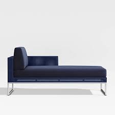 Check spelling or type a new query. Dune Right Arm Dark Blue Chaise Lounge Reviews Crate And Barrel