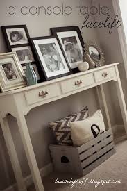 A Console Table Facelift House By Hoff Home Decor White Console Table Decor