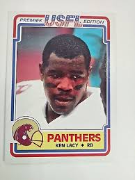 1984 Topps USFL #64 Ken Lacy Michigan Surface Wear