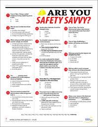 2014 Nesm Quiz Esfi Electrical Safety Foundation International Electrical Safety Occupational Health And Safety Workplace Safety