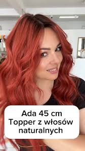 Dziewczyny, muszę się z Wami podzielić czymś absolutnie wyjątkowym!❤️,  Właśnie wpadł w moje ręce topper Ada 👏– marzenie każdej z nas, która kocha  objętość i piękne włosy!, Ta cudowna czerwień z ...