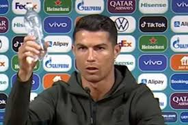 Search results for cristiano ronaldo. Cristiano Ronaldo Tells People To Drink Water Not Coca Cola At A News Conference Upworthy