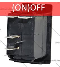 All circuits are the same : Horn Illuminated Rocker Switch Contura V Backlit New Wire Marine