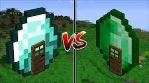 Minecraft maps / 3d art. Minecraft Emerald House Vs Diamond House Build Your Own House In Minecraft Minecraft Mods Build Your Own House Minecraft Emerald Minecraft Mods