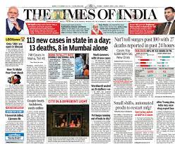 India reports 80,834 new covid19 cases and 3,303 deaths in the last 24 hours. The Times Of India On Twitter If You Are Missing The Toi S Print Edition In The Lockdown Click Here To Read The Toi Epaper And Your City Edition Https T Co Mklfuq5obe Indiafightscorona Stayhomeindia