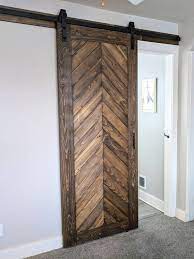 Chevron Sliding Barn Door Walston Door Company Barn Doors Sliding Interior Barn Doors Interior Barn Doors Diy