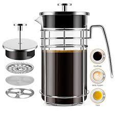 Coffee makers that are not regularly cleaned and decalcified are home to germs and bacteria and other organisms that could eventually cause sickness to you and your family. French Press Coffee Maker 8 Cups 34 Oz Durable Easy Clean Coffee Pot Heat Resistant Borosilicate Glass 100 Bpa Free Buy Online In Antigua And Barbuda At Antigua Desertcart Com Productid 139604276