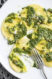 Ravioli With Burrata Brought Home From Rome Published 2013 Pasta Dishes Pesto Recipe Pistachio Pesto