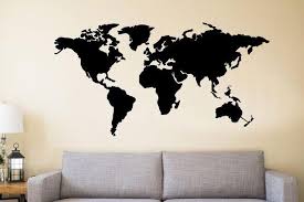wanddecoratie metalen wereldkaart metalen wanddecor metalen muur kunst wanden