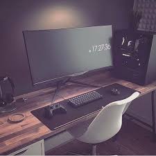 Black Wood Desk Esindesign Modern Computer Desk Game Room Design Diy Computer Desk