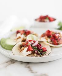 Check spelling or type a new query. Easy Grilled Fish Tacos With Strawberry Salsa Lively Table
