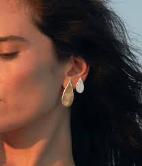 Total Carat Weight Diamond Olive Leaf Dangle Earrings