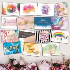 Erhältlich in motiven wie herz, vogel, floral, wir sind hier oder hochzeit. Weddingtree 52 Postkarten Hochzeit Postkarten Real De