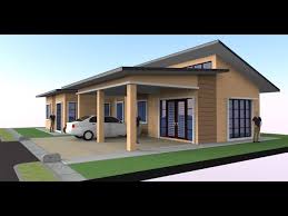 Plan rumah banglo 1 tingkat. Rekabentuk Pelan Banglo 1 Tingkat 4 Bilik 4 Bilik Air Di Sg Buloh Selangor D E Youtube