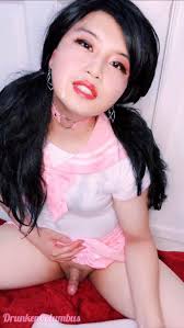A good asian sissy must always have cum on her face, even if it has to be  her own 💦 : rasiansissification