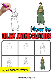Draw anime draw hands draw hair draw faces draw mouth draw clothes draw nose draw head draw this tutorial will show you how to draw anime clothes for both male and female characters. Anime Clothes Drawing How To Draw Anime Clothes Step By Step