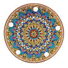 mandala 3 diy diamond painting led lamp diamond painting diy rhinestone painting kits