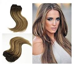 Tape in 18 inch human hair extensions. Hair Extensions 2 27 Dark Brown With Blonde Highlights Straight 30 Inches Buy Online At Best Prices In Pakistan Daraz Pk