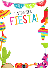 Fiesta Party Invitations Mexican Party Invitation Mexican Party Theme Party Invite Template