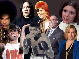 Online local and international death notices are actually big business. Celebrity Deaths In 2016 Famous Faces Gone Too Soon From George Michael And Carrie Fisher To Prince And David Bowie Mirror Online