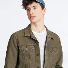 محيط مبالغة لغة مبسطة Levi S Trucker Jacket Olive Moorthyenterprises Com
