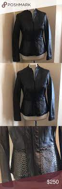 Elite Tahari Leather Jacket Black Elie Tahari Leather Jacket Nwt Great Condition Elie Tahari Jackets Coats Leather Jacket Elie Tahari Jacket Jackets