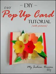 Kids especially love this trick. Diy Easy Pop Up Card Photo Tutorial Pop Up Card Templates Pop Up Flower Cards Pop Up Cards