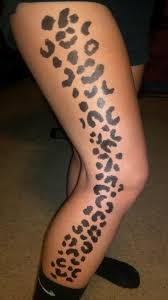 For all those who thought cheetah tattoo could be only the face of a cheetah, you are wrong. Animal Print Tattoos