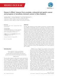 In countries where screening for stomach cancer is not routine, such as the united states, most stomach cancers aren't found until they've grown fairly large or have spread outside the stomach. Pdf Cancer In Maori Lessons From Prostate Colorectal And Gastric Cancer And Progress In Hereditary Stomach Cancer In New Zealand