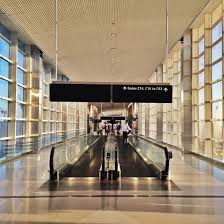 An inclined moving walkway is a type of vertical transportation used in airports and supermarkets to move people to another floor with the convenience of an elevator (namely, that people can take along their suitcase trolley, shopping cart, or baby carriage) and the capacity of an escalator. China Airport Moving Walkway China Escalator Moving Walk