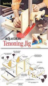 Adjustable Tenoning Jig Plans Joinery Tips Jigs And Techniques Woodarchivist Com Woodworking Basics Woodworking Projects Woodworking Jigs