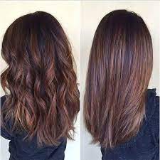 Medium Length Haircut Cores De Cabelo Cabelo Luzes Cabelo