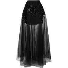 Elie Saab Embellished Sheer Maxi Skirt 4 075 Liked On Polyvore Featuring Skirts Black Embellished Maxi Skirt Lo Sheer Maxi Skirt Sheer Skirt Sheer Maxi