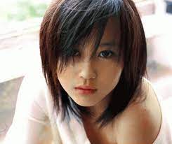 Razored Layered Haircuts Short Hair Styles For Round Faces Asian Short Hair Short Hair With Layers