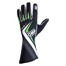 omp one s series racing gloves m size black fluorescent green