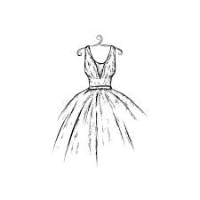 ¿y te gusta dibujar y pintar y eres supercreativa? Vestido En El Vector Ropa Del Dibujo De La Mano Vendimia Moda Ilustracion Del Vector Ilustracion De Belleza Manera 85324129
