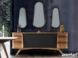 آینه و میز کنسول خاص و شیک Cn107 به همراه قیمت کنسول اشرافی In 2020 Dining Room Console Table Wooden Side Table Black Living Room Table