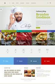 Sous Chef Recipe Culinary Cooking Template For Blog Website Cooking Recipe Website Culinary Chef Blog