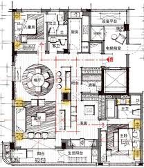ojo a las lineas para textura de las alfombras marcados los puntos de luz circulaciones en rojo y di planos arquitectonicos plano de vivienda planos de casas