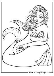 You can easily print or download them at your convenience. Mermaid Coloring Pages 30 Magical Designs 100 Free 2021