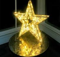 3D Standing Star Motif