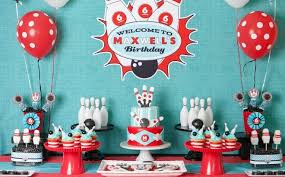 See more ideas about bowling party, bowling, bowling birthday party. A Boy S Retro Bowling Themed Birthday Party Spaceships And Laser Beams