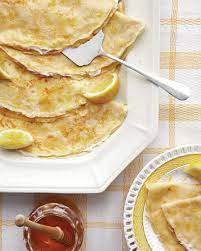 These Delicate Filled Crepes Get Their Mild Sweetness From Honey Their Tang From Fromage Blanc And Their Tartness From Lemon Crepes Lemon Crepes Recipe Food